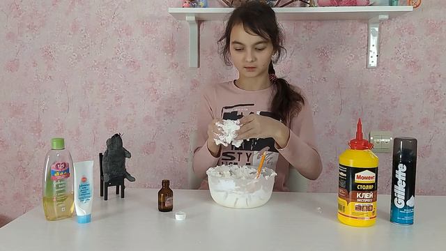 ДЕЛАЮ МЕГА-БОЛЬШОЙ СЛАЙМ!!!СЛАЙМ СНЕГ,ИЗМЕНЯЮ СЛАЙМ. смотреть онлайн