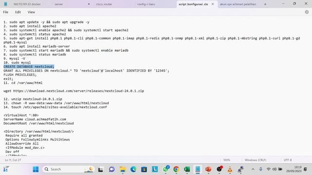 Membangun Server Cloud Menggunakan Ubuntu Server 22.04 Lts смотреть онлайн