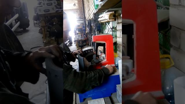 Клепка тормозных колодок