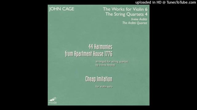 John Cage - Harmony 20: O give thanks - Lyon смотреть онлайн