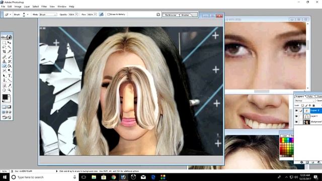 Nicki Minaj - Black To White Photoshop Transformation смотреть онлайн