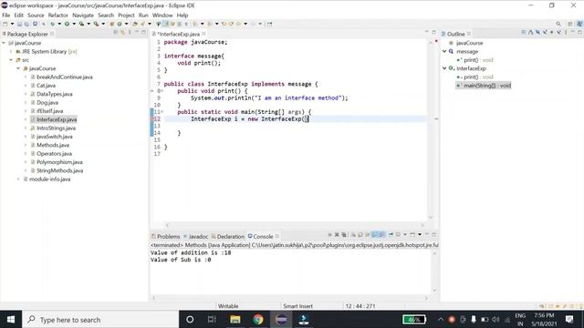 What is Interface | Interface in Java | Interface explained #TestingGyan #CoreJava #Interface смотреть онлайн