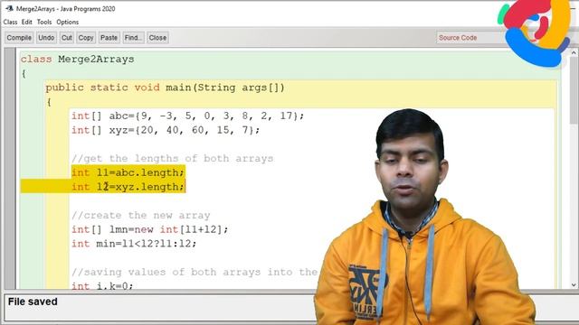 Mix Two Arrays - Java Program | Class 10 Computer ICSE | 2020-21 смотреть онлайн