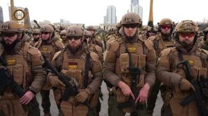 Р. Кадыров. На площади собралось свыше 25 тысяч обученных тактическим действиям бойцов