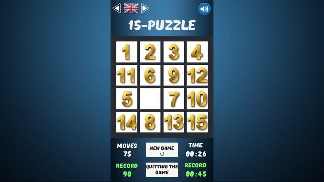 15-Puzzle game смотреть онлайн
