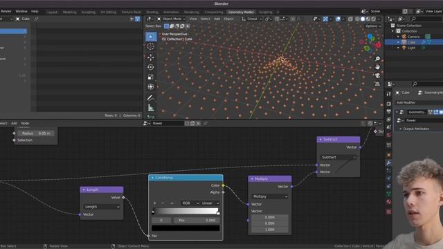 Blender 3.0 New Geometry Nodes Tutorial смотреть онлайн