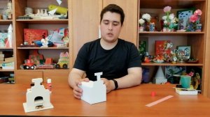 03.07.2020 г. Мастер-класс «Русская печка» поделка из бумаги и картона.