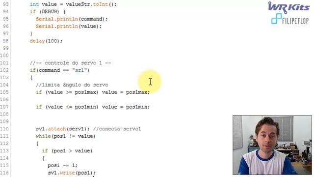 CONTROLE DE SERVOS POR WIFI COM ESP8266 | Curso de Arduino #103 смотреть онлайн