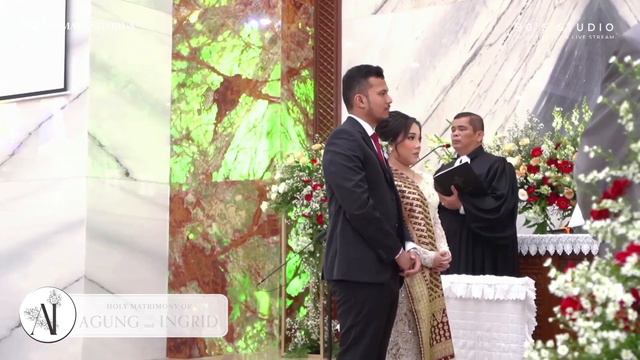 Holy Matrimony of AGUNG & INGRID | Wedding Live Streaming by 90STUDIO смотреть онлайн