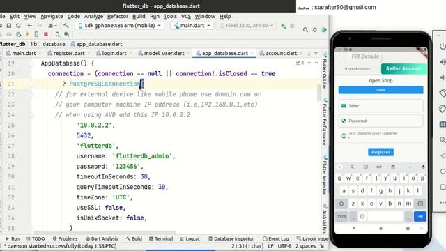 3 Flutter & Postgresql смотреть онлайн