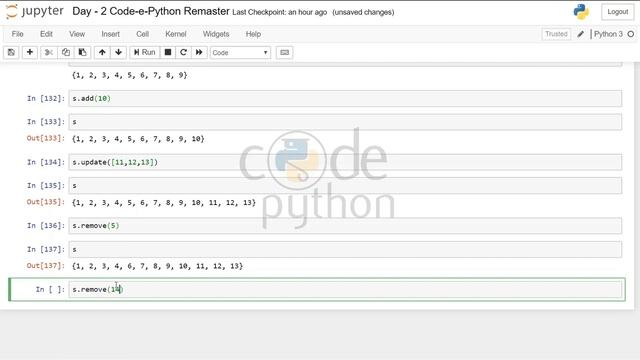 Sets | 6 Minute Tutorial | 10MinsaDay Series | Getting Started with Python смотреть онлайн