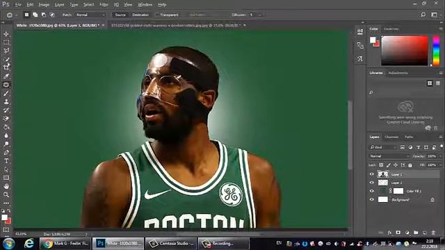 Adobe Photoshop CC 2017 - Caricature #2 - Kyrie Andrew Irving смотреть онлайн