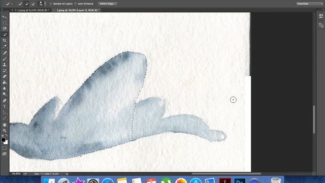 Обработка акварели после сканирования смотреть онлайн