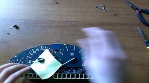 Разборка приборов BMW e36