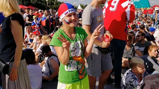 ФАН-ЗОНА Воробьёвы горы. Июнь 2018 год. смотреть онлайн