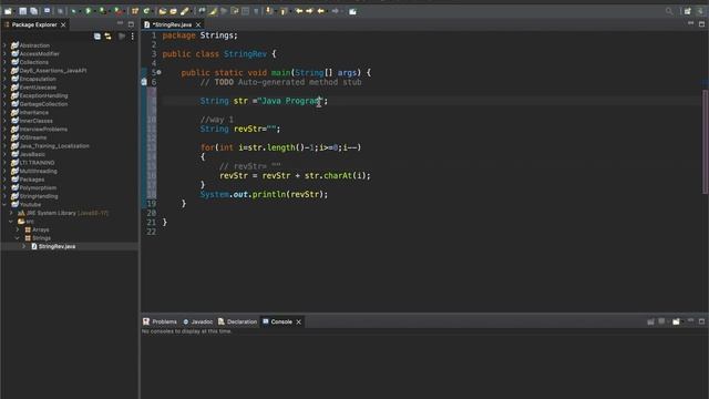 Java Program to Reverse a String | TCS, Infosys, Cognizant Frequently Asked Question ? смотреть онлайн