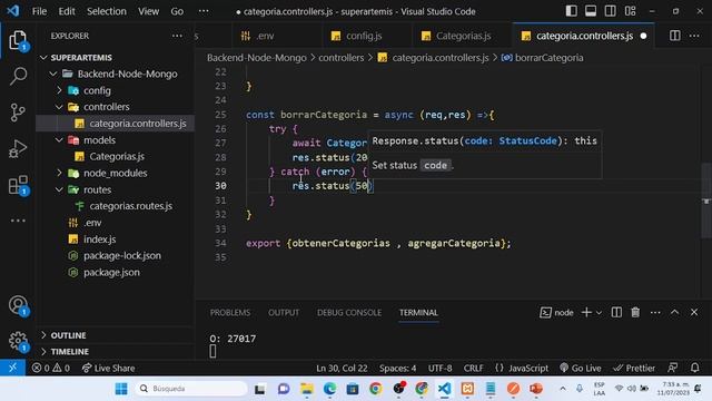 11 - Node JS - MongoDB - Métodos Http: Post-Delete-Patch : findOne() Save() смотреть онлайн