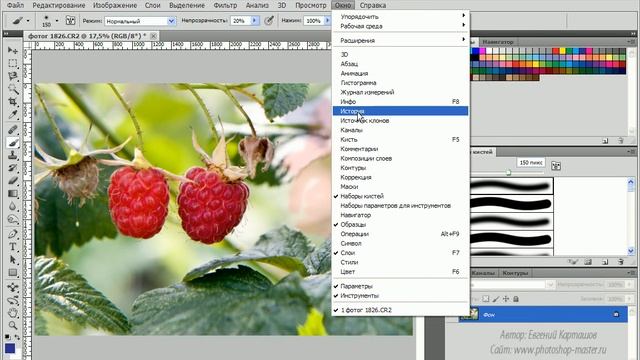 1. Знакомство с Adobe Photoshop CS5 ( 1.6 Рабочие среды ) смотреть онлайн