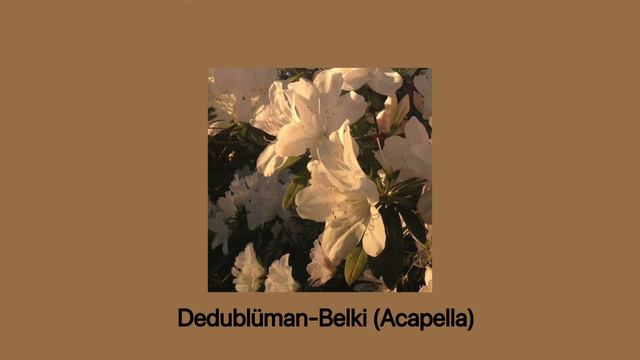 Dedublüman-Belki (Acapella) смотреть онлайн