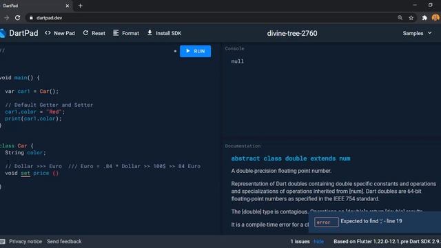 23- Dart Getters and Setters (Object Oriented Programming) شرح لغة برمجة دارت بالعربى смотреть онлайн