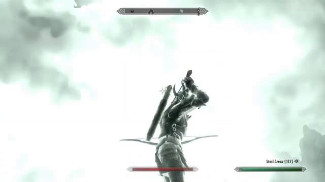 Elder Scrolls V Skyrim: Fighting 3 Dragons смотреть онлайн