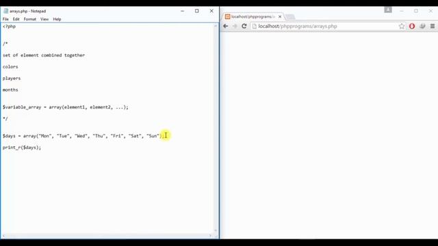 14 Array | Indexed Array - Php Tutorial for Beginners смотреть онлайн