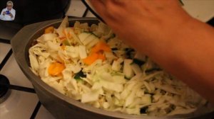 Овощное рагу со свиными ребрышками или свиные ребрышки с овощами.