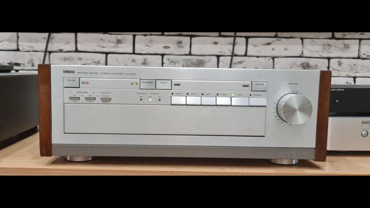 Краткий обзор и пример звучания усилителя YAMAHA A-2000 акустики DALI Mentor 2  и GUSTARD X18