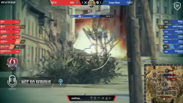 Cмотреть игру WGL с тимспиком команд Not So Serious vs Carpe Diem (Teamspeak) 3.02.2017 смотреть онлайн