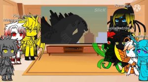 Kaiju react to godzilla vs. kong mechagodzilla...but it’s on low budget