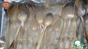 ЛОЖКИ И ВИЛКИ СИЯЮТ КАК НОВЫЕ! Покажу, как почистить ложки в домашних условиях!