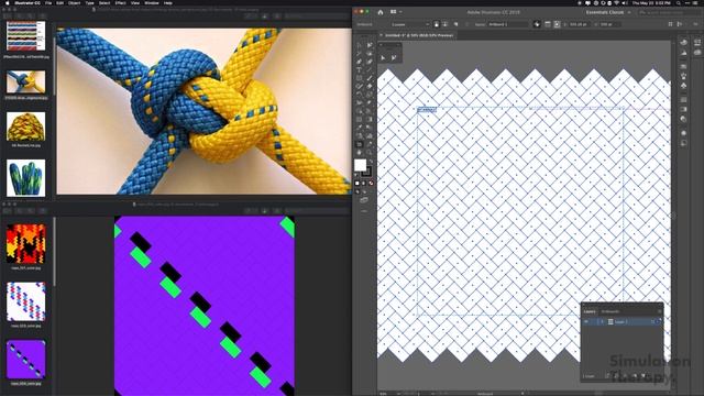 Dynamic Ropes pt.02 - How to create a seamless / tileable rope pattern inside of Illustrator смотреть онлайн