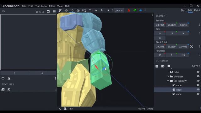 Organic Shapes in Blockbench смотреть онлайн