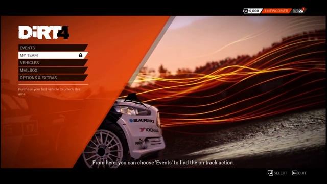 DIRT 4.  #1 Начало карьеры.
