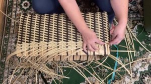 Плету сундук ротангом, впервые!