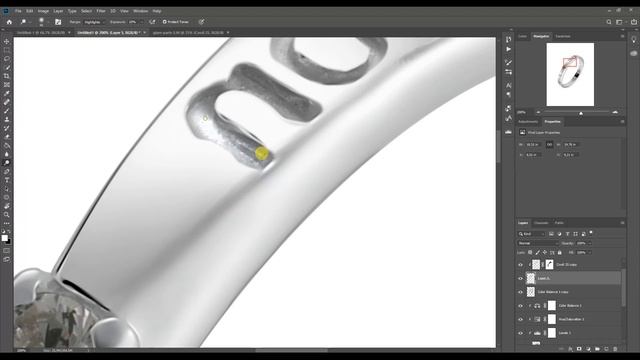 Jewelry Retouching Action