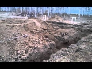 Разметка фундамента