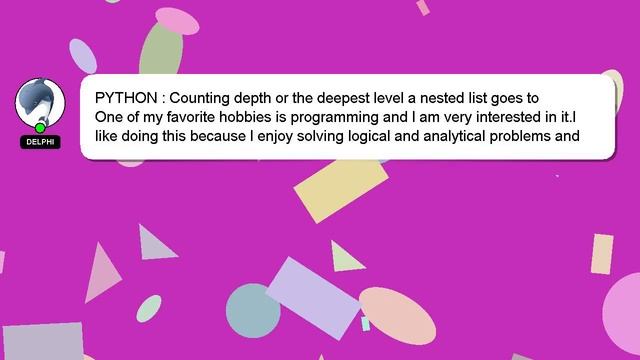 PYTHON : Counting depth or the deepest level a nested list goes to смотреть онлайн