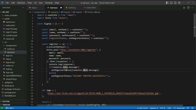 React JS Node Express Login Register using bcrypt and jsonwebtoken | Mysql смотреть онлайн