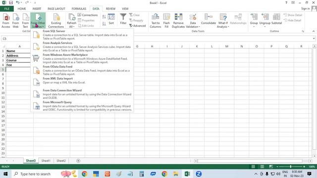 How To Create Data Tab in Ms Word | GIT Education смотреть онлайн