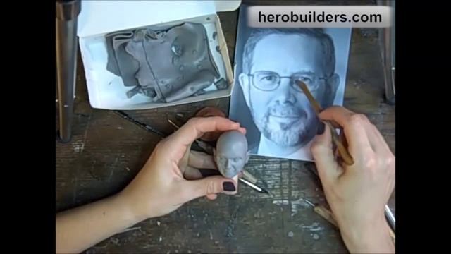 MAKING A BOBBLE HEAD TUTORIAL - EPISODE 1 - FACE SCULPTING смотреть онлайн