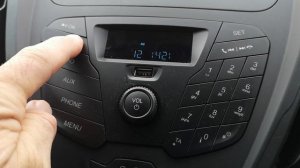 FORD TRANSIT 2019 CLOCK SET 12 OR 24 HR CLOCK