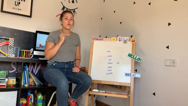 Kidsbox 1 H sound + verbs present continuous смотреть онлайн