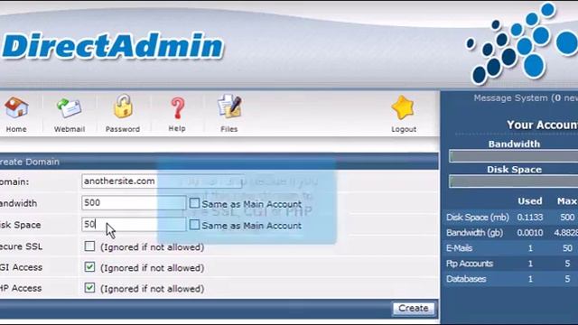 Hosting additional domains in Direct Admin смотреть онлайн