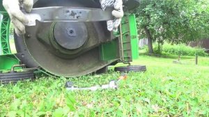 Газонокосилка. Как заменить нож газонокосилки VIKING ME 443.