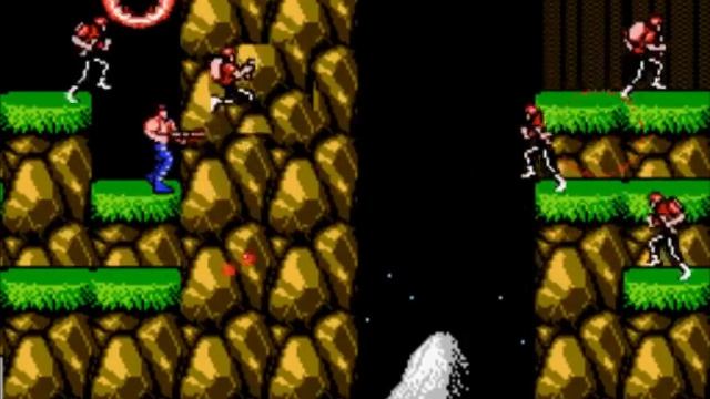 Contra - Оne level hacks (Part 1) game NES смотреть онлайн