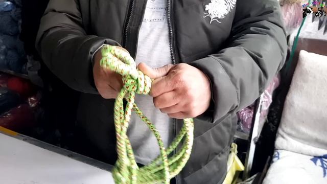 How to make rope halter for dairy cow | easy way to make rope halter | dairy and agri vlogs смотреть онлайн
