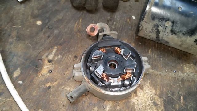 профилактика стартера+замена щеток смотреть онлайн