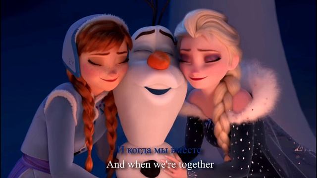 Olaf's Frozen Adventure - When We're Together Russian S&T смотреть онлайн