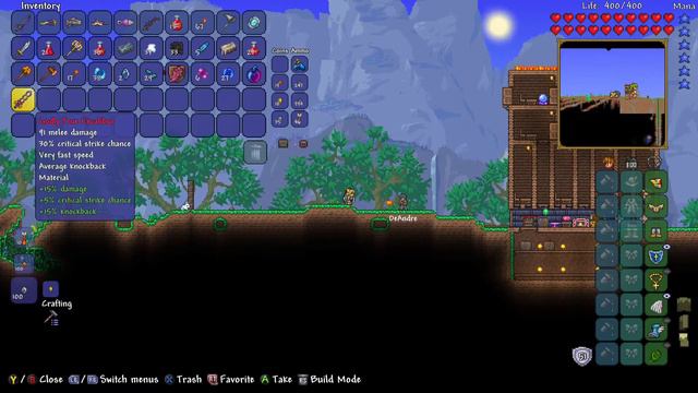 OG days of Xbox 360 Terraria - Crafting my first terra blade смотреть онлайн